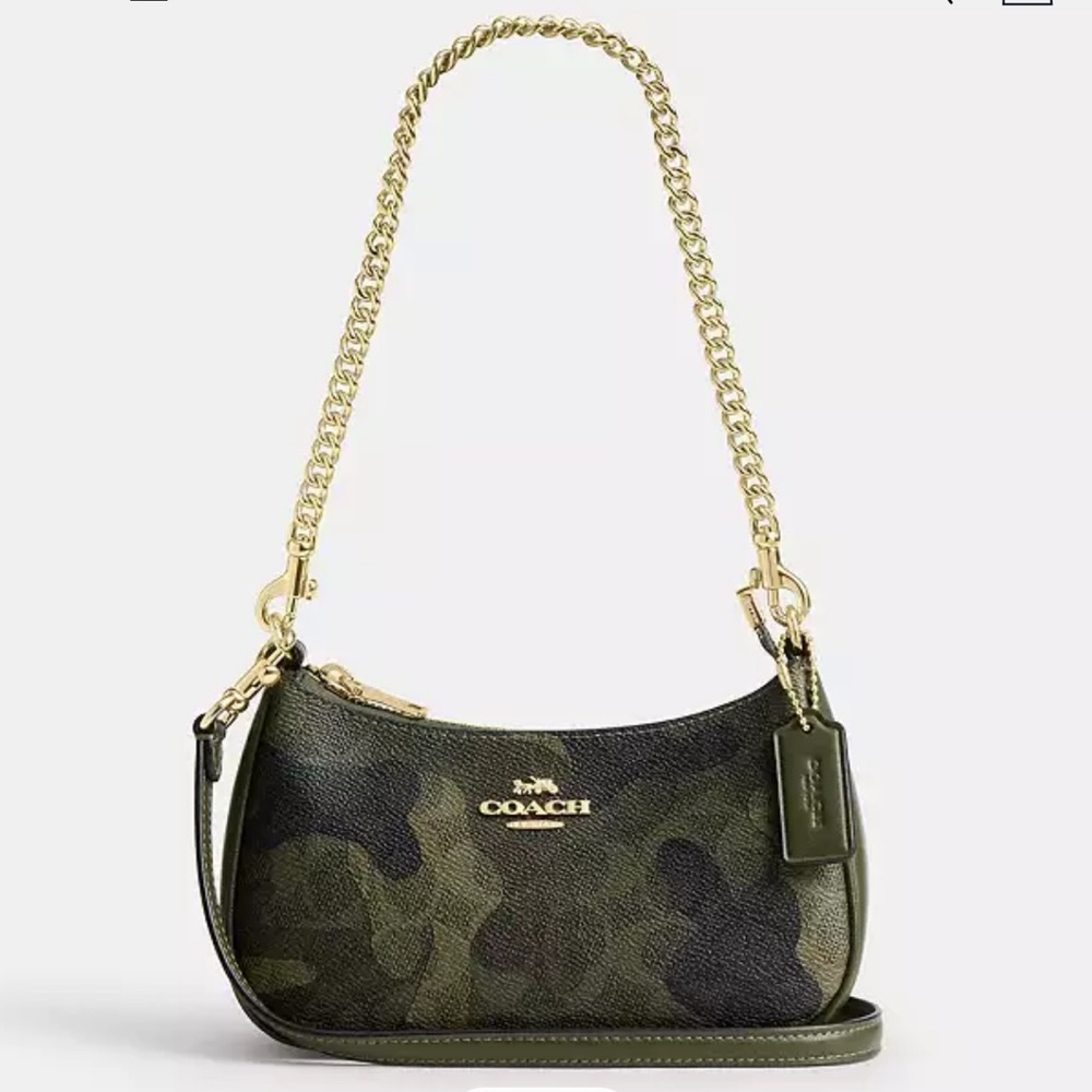 Coach Teri Mini Crossbody Bag in Camo